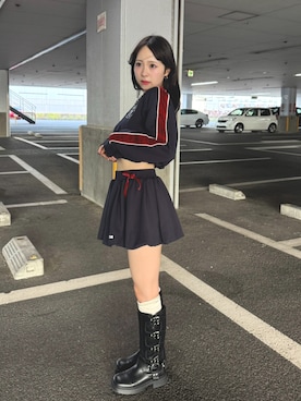 「アイテム（ハイライト/シェーディング）」を使った、りなてぃさん（レディース・150cm）の夏コーディネート