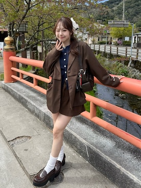 「アイテム（メイクアップ）」を使った、りなてぃさん（レディース・150cm）の春コーディネート