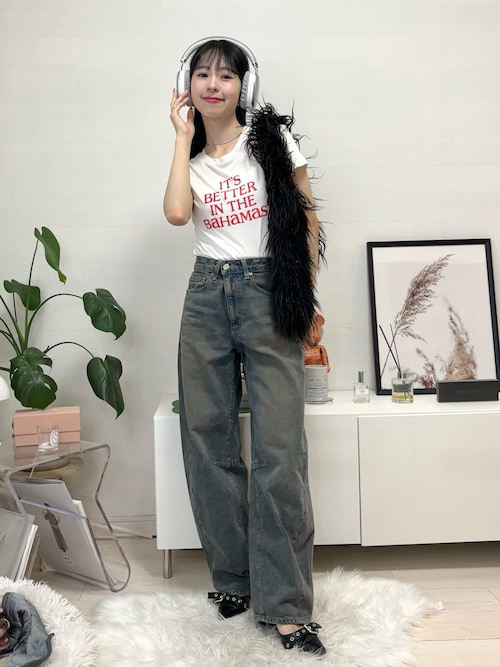 セール】フロントロゴプリントミニTEEシャツ（Tシャツ
