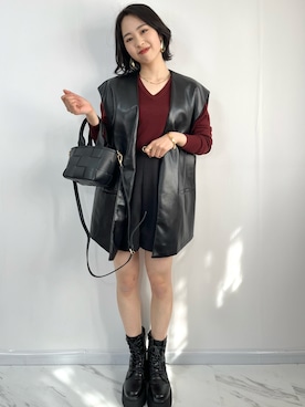 りなてぃさん（レディース・150cm）の春コーディネート