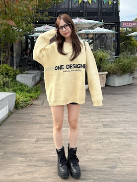 「アイテム（その他）」を使った、りなてぃさん（レディース・150cm・20代）の秋コーディネート