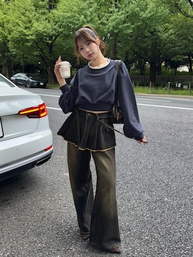 りなてぃさん（レディース・150cm）の秋コーディネート