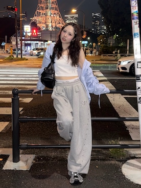 「GU（ジーユー）のアイテム」を使った、りなてぃさん（レディース・150cm）の夏コーディネート