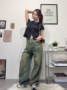 「アイテム（その他）」を使った、りなてぃさん（レディース・150cm）の夏コーディネート