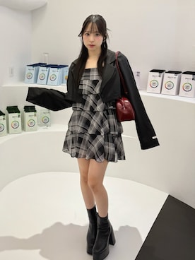 「アイテム（ネックレス）」を使った、りなてぃさん（レディース・150cm）の秋コーディネート