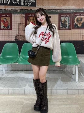 「アイテム（その他）」を使った、りなてぃさん（レディース・150cm・20代）の冬コーディネート