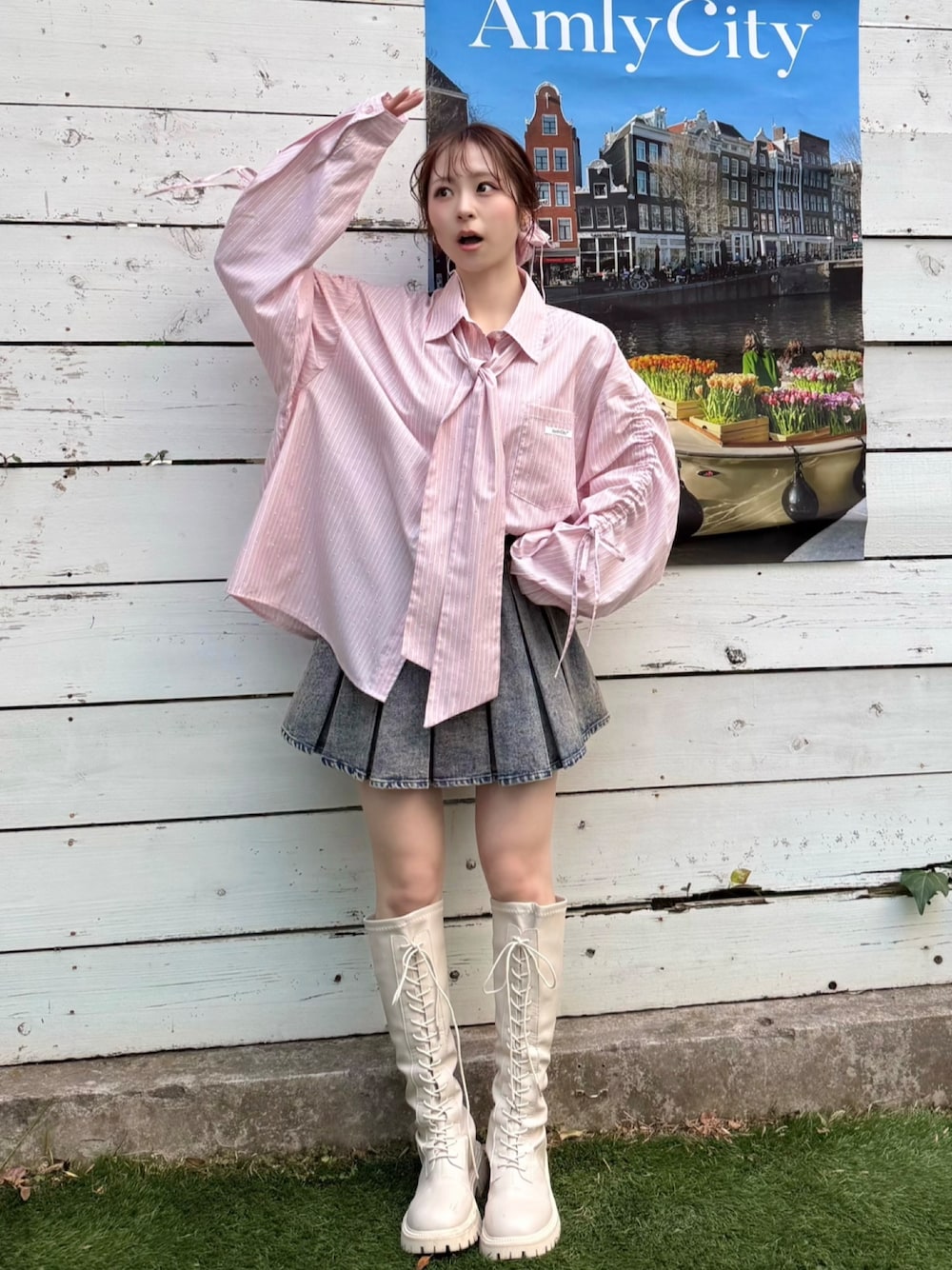 amlycity シャツ りなてぃ｜Amly City 3/6(金)18:00〜販売！✨のシャツ/ブラウスを使っ