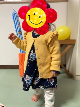 「アイテム（その他ベビー用品）」を使った、akona20さん（キッズ・80cm）の冬コーディネート