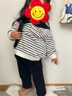 「CECIL McBEE（セシルマクビー）のアイテム」を使った、akona20さん（キッズ・80cm）の冬コーディネート