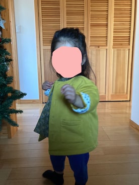 「moimoln（モイモルン）のアイテム（ジャケット/アウター）」を使った、akona20さん（キッズ・80cm）の秋コーディネート