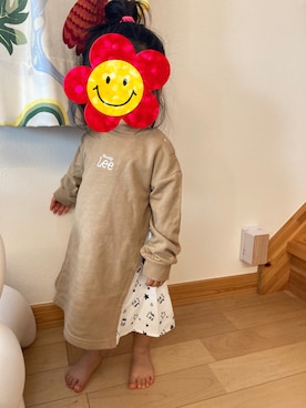 「BUDDY Lee（バディーリー）のアイテム」を使った、akona20さん（キッズ・80cm）の春コーディネート