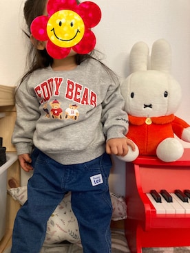 「BUDDY Lee（バディーリー）のアイテム」を使った、akona20さん（キッズ・80cm）の冬コーディネート
