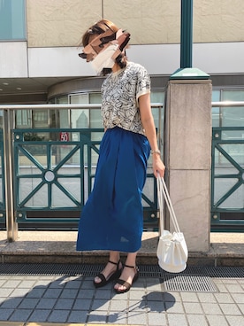 yurikoさん（レディース・156cm）の夏コーディネート