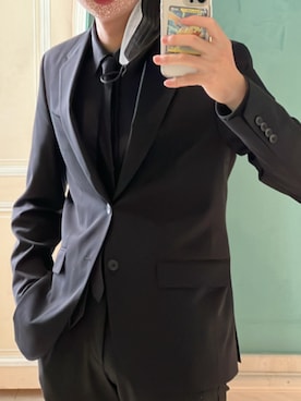 「スーツコーデ」｜nao0916desuさん（メンズ・180cm）の冬コーディネート