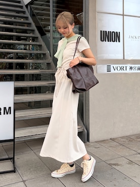 「SOYEN（ソイエン）のアイテム」を使った、みさみさ☺︎さん（レディース・160cm）の夏コーディネート