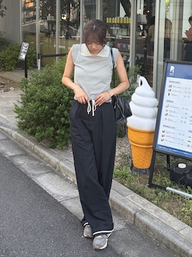 「SOYEN（ソイエン）のアイテム」を使った、みさみさ☺︎さん（レディース・160cm）の夏コーディネート