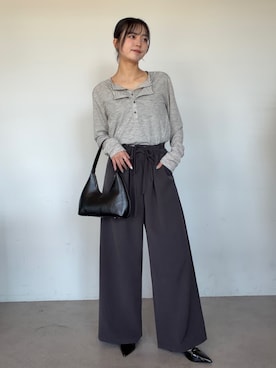 「SOYEN（ソイエン）のアイテム」を使った、みさみさ☺︎さん（レディース・160cm）の春コーディネート