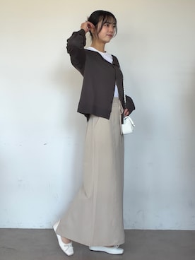 「SOYEN（ソイエン）のアイテム」を使った、みさみさ☺︎さん（レディース・160cm）の春コーディネート