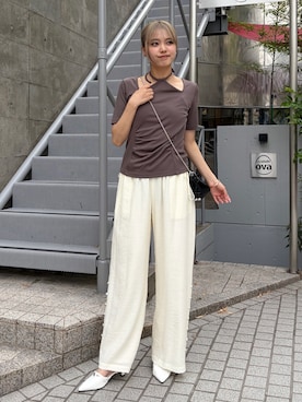 「SOYEN（ソイエン）のアイテム」を使った、みさみさ☺︎さん（レディース・160cm）の夏コーディネート