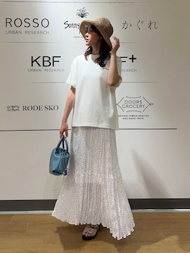「URBANRESEARCH」｜イケダさん（レディース・166cm）の夏コーディネート