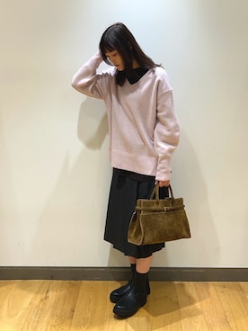 「URBAN RESEARCH ROSSO WOMEN（アーバンリサーチ　ロッソ）のアイテム」を使った、イケダさん（レディース・166cm）の秋コーディネート