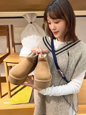 「ur_welcomeありがとうに会いに行く。」｜イケダさん（レディース・166cm）の冬コーディネート