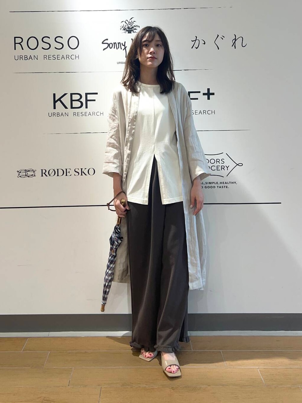 リネンロングガウンを使った人気ファッションコーディネート - WEAR