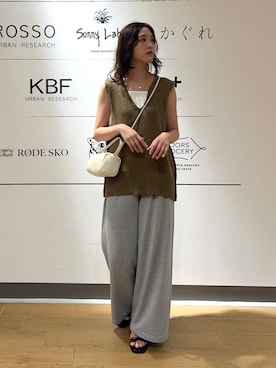「URBANRESEARCH」｜イケダさん（レディース・166cm）の夏コーディネート