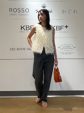 「Lee（リー）のアイテム」を使った、イケダさん（レディース・166cm）の夏コーディネート