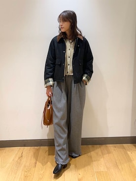 「イチ推しデニムコーデ」｜イケダさん（レディース・166cm）の秋コーディネート