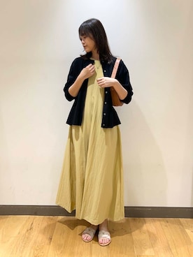 「やや暑い」｜イケダさん（レディース・166cm）の夏コーディネート
