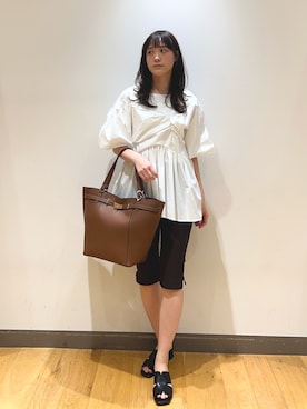 「URBAN RESEARCH ROSSO WOMEN（アーバンリサーチ　ロッソ）のアイテム（バッグ）」を使った、イケダさん（レディース・166cm）の春コーディネート