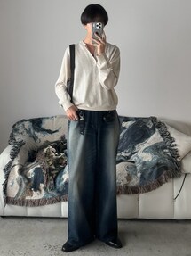 LIDNM（リドム）の「Heritage Slub Denim Pants（デニムパンツ）」 - WEAR