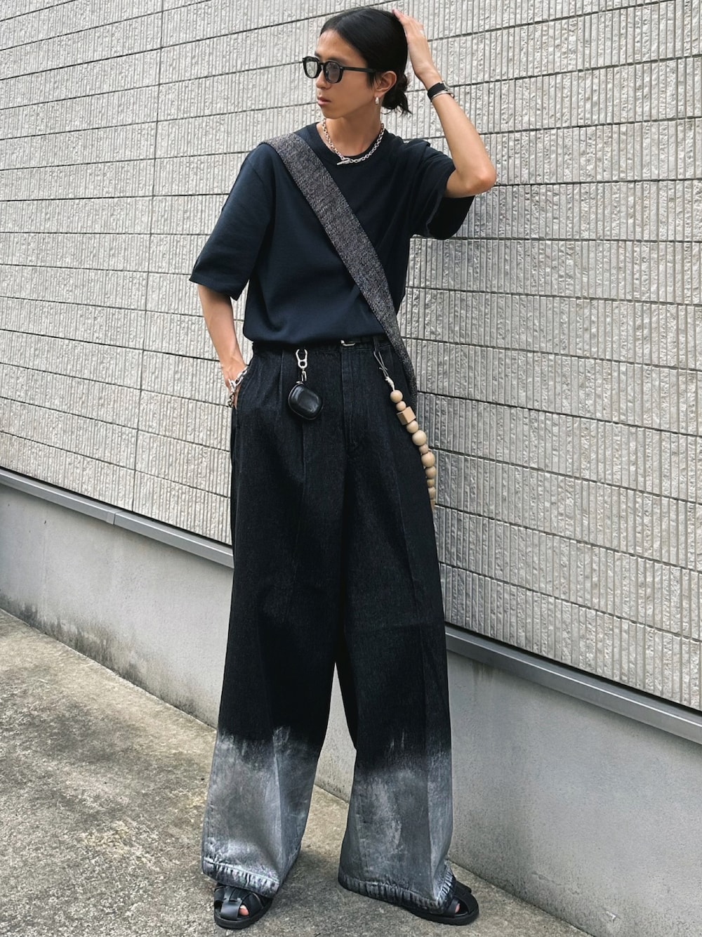 LIDNM リドム TWEED 3D LARGE BAG