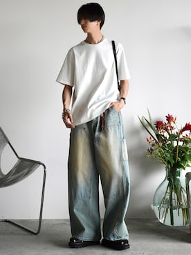 「アイテム（キーケース/キーアクセサリー）」を使った、しーさん（メンズ・177cm・20代）の夏コーディネート