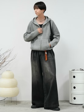 「アイテム（フレグランス）」を使った、しーさん（メンズ・177cm）の秋コーディネート