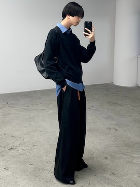 「アイテム（キーケース/キーアクセサリー）」を使った、しーさん（メンズ・177cm）の秋コーディネート