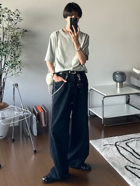 「アイテム（財布/小物）」を使った、しーさん（メンズ・177cm・20代）の秋コーディネート