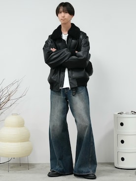 しーさん(メンズ・177cm)の冬コーディネート