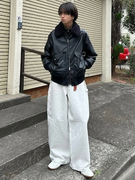 「CASPER JOHN（キャスパージョン）のアイテム」を使った、しーさん（メンズ・177cm）の冬コーディネート