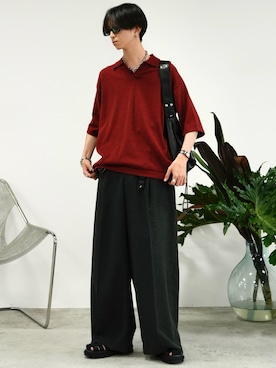 「アイテム（キーケース/キーアクセサリー）」を使った、しーさん（メンズ・177cm・20代）の夏コーディネート
