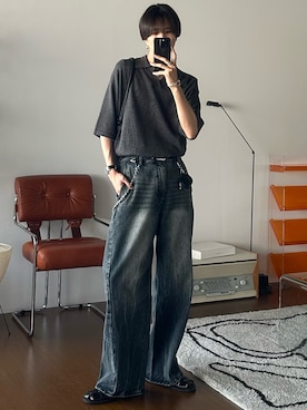 「アイテム（バングル/リストバンド）」を使った、しーさん（メンズ・177cm・20代）の夏コーディネート