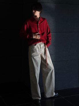 「Llife（ライフ）のアイテム」を使った、しーさん（メンズ・177cm）の秋コーディネート