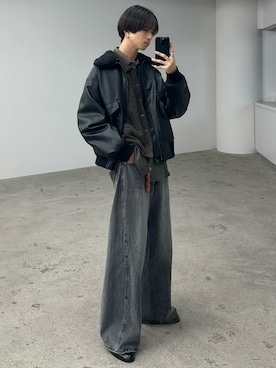 「アイテム（キーケース/キーアクセサリー）」を使った、しーさん（メンズ・177cm）の秋コーディネート