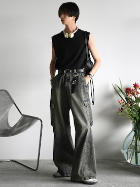 「アイテム（アナログ腕時計）」を使った、しーさん（メンズ・177cm）の秋コーディネート