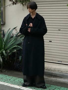 「アイテム（アームカバー）」を使った、しーさん（メンズ・177cm）の冬コーディネート