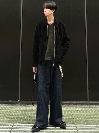 【LIDNM】SUPER SOFT SHEEP SUEDE ZIP LIDNM SUPER SOFT SHEEP SUEDE ZIP・Lサイズ