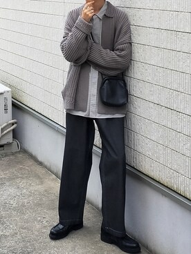 LIDNM(リドム)の「LILY YARN KNIT BLOUSON(ブルゾン)」 - WEAR