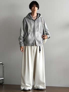 「アイテム（フレグランス）」を使った、しーさん（メンズ・177cm）の秋コーディネート