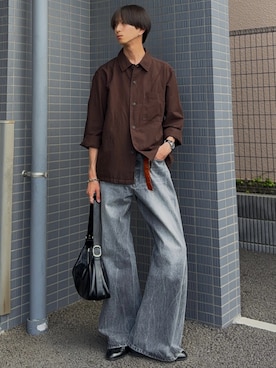 「アイテム（財布/小物）」を使った、しーさん（メンズ・177cm）の春コーディネート